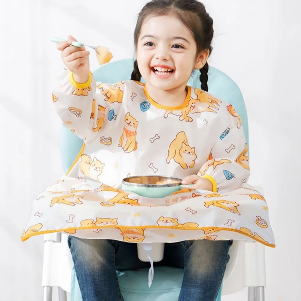 Dining Chair Overclothes Baby Eating Bib Water and Dirt