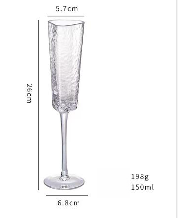 Champagne glass transparent