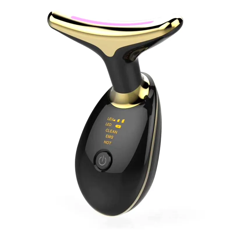EMS Thermal Neck Lifting And Tighten Massager Electric Microcurrent Wrinkle Remover – image 3