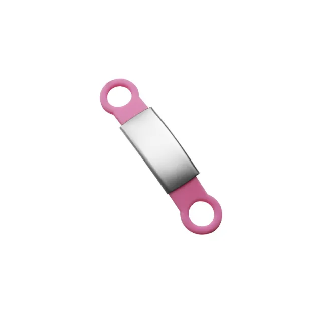 Pet Metal ID Card To Prevent Loss Rose Red - Shop at LoveMi