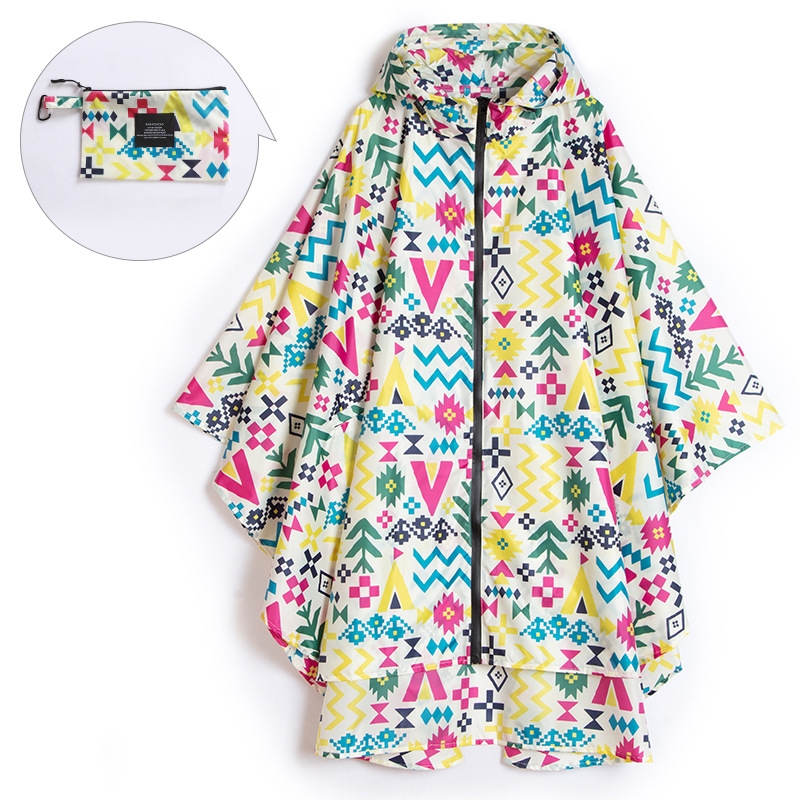 Colorful Geometric Adult Cloak