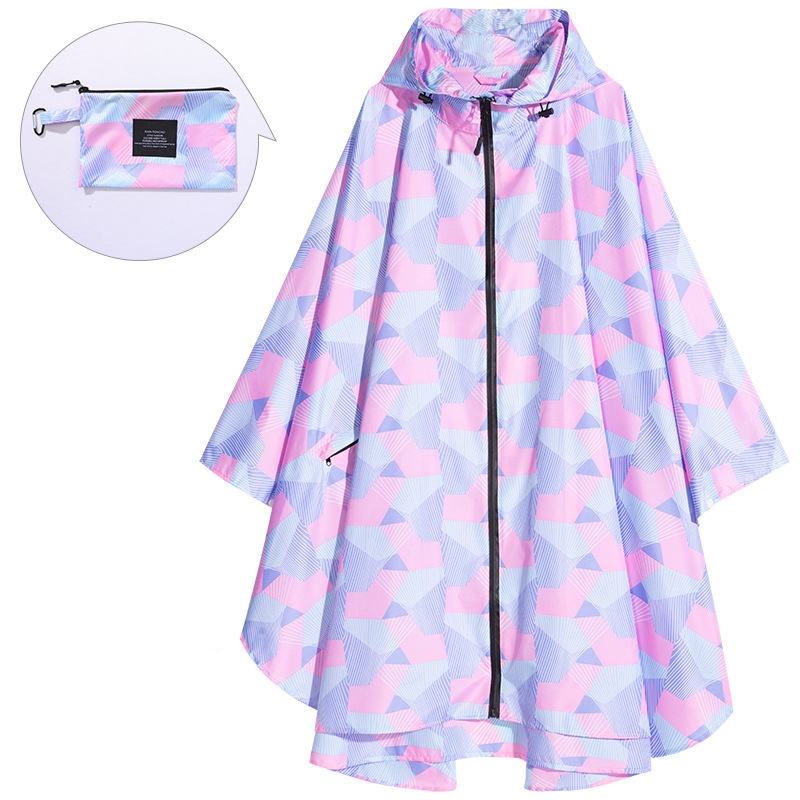 Geometric Pink Adult Cloak