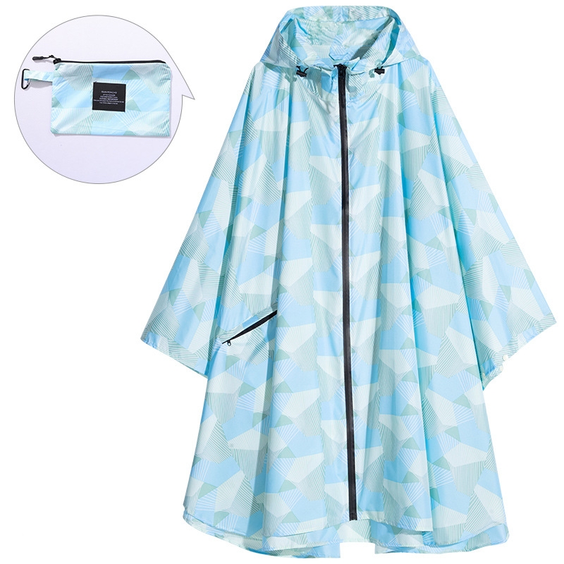 Geometric Blue Adult Cloak