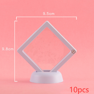 3D Jewelry Coin Display Stand Case Rack Collections Storage Box For Earring Gems Ring Doll Coin Badge Medal Holder