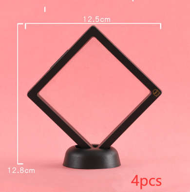 3D Jewelry Coin Display Stand Case Rack Collections Storage Box For Earring Gems Ring Doll Coin Badge Medal Holder