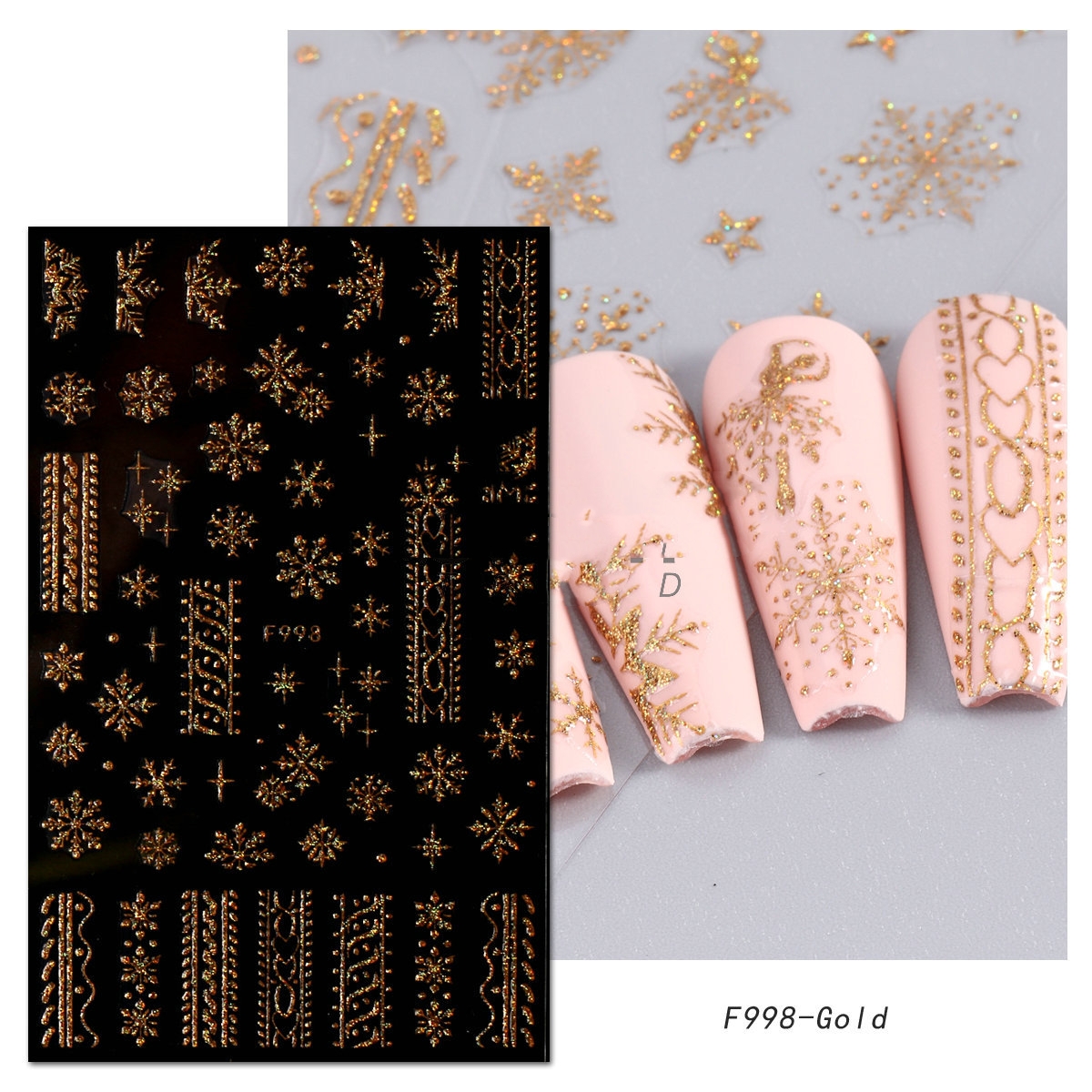 F998 Glitter Gold