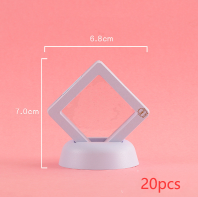 3D Jewelry Coin Display Stand Case Rack Collections Storage Box For Earring Gems Ring Doll Coin Badge Medal Holder