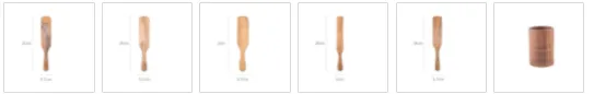 Teak Cooking Spatula Wood Spatula Salad Spatula 6Piece Set - Shop at LoveMi