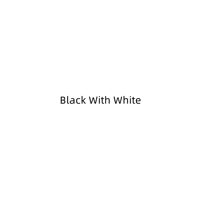 Black With White