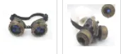 BadBoyStudio steampunk glasses cyber glow mask gas mask - Set3.