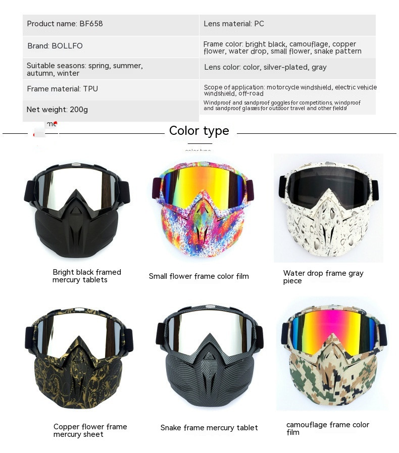Outdoor Glasses Helmet Goggles - Image 18