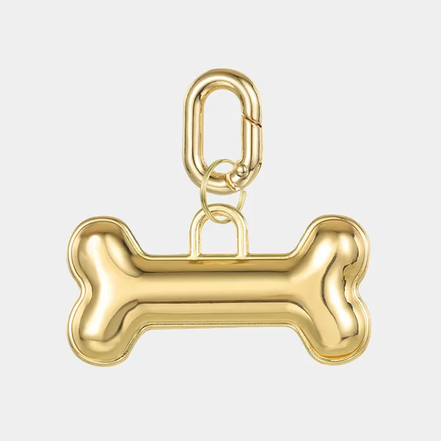 Anti Loss Engraved Dog Tag Dog Identification Tag Gold Bone - Shop at LoveMi