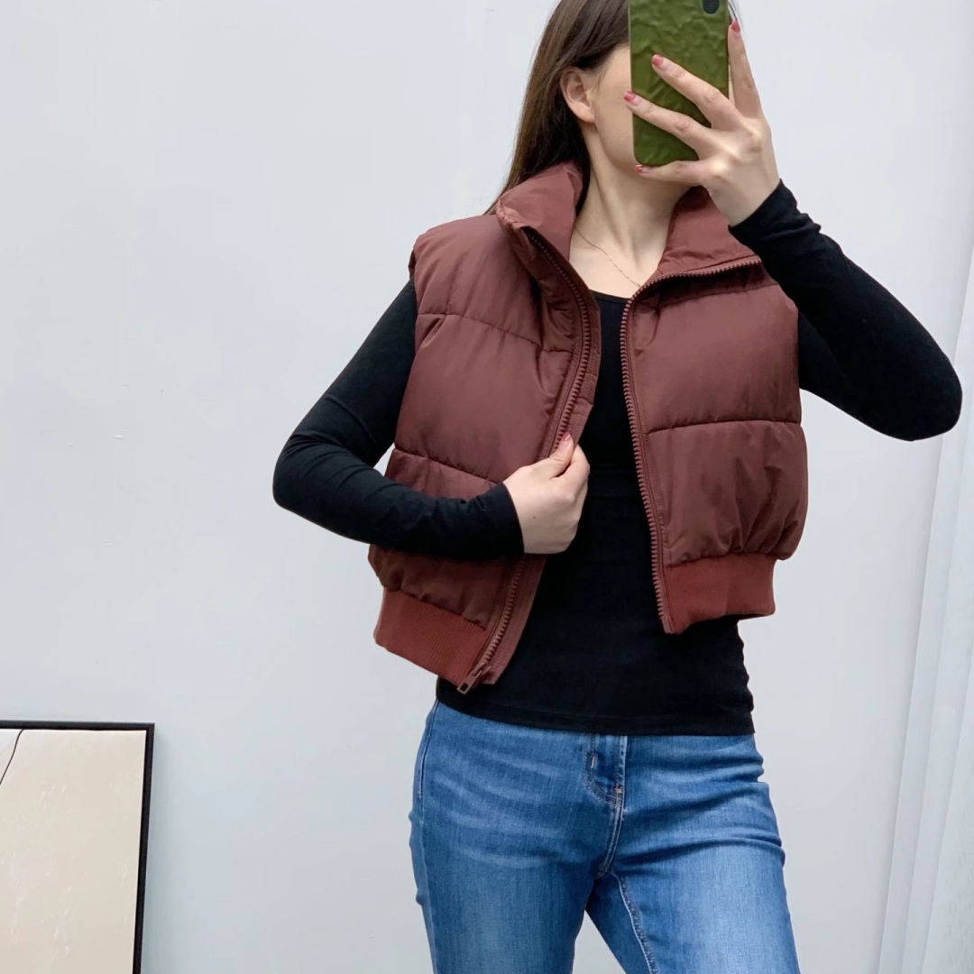 Women's Fashion Casual Cotton-padded Jacket Vest