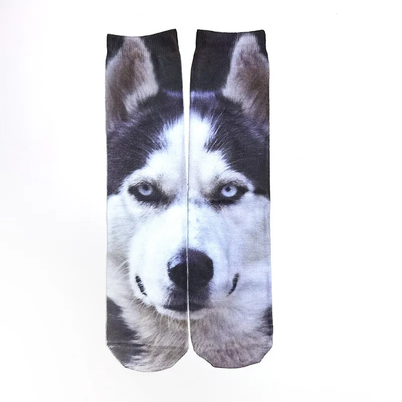 3D Animal Paw Tube Socks Funny Creative - Husky