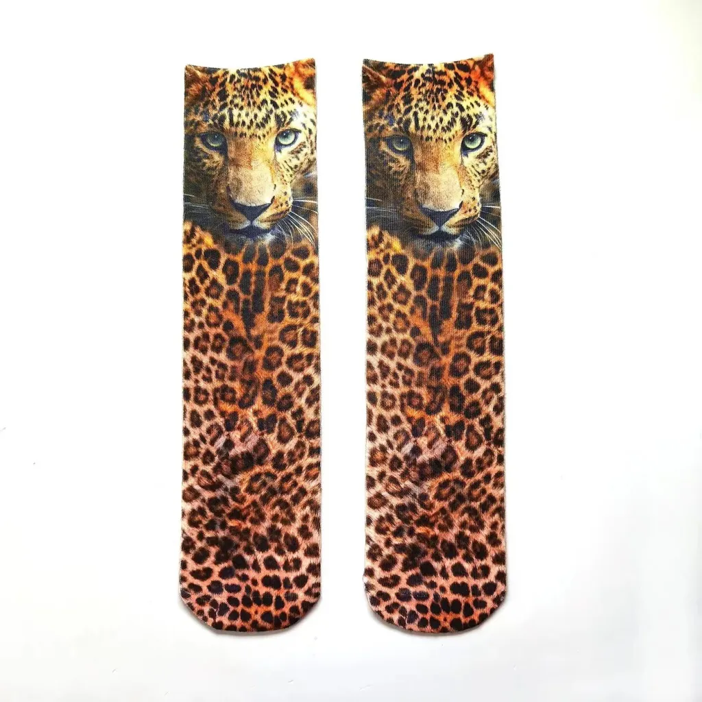 3D Animal Paw Tube Socks Funny Creative - Lion