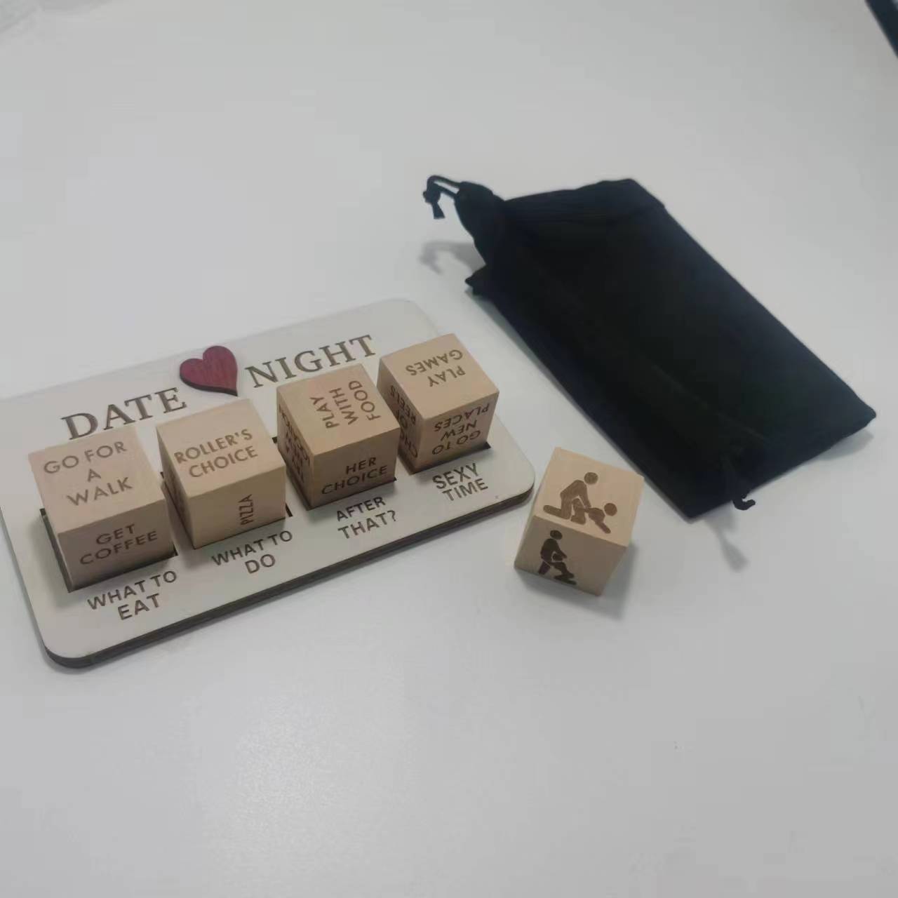 Wooden Date Night Dice Wooden Date Night Ideas Game Dice Romantic Couple Date Ni