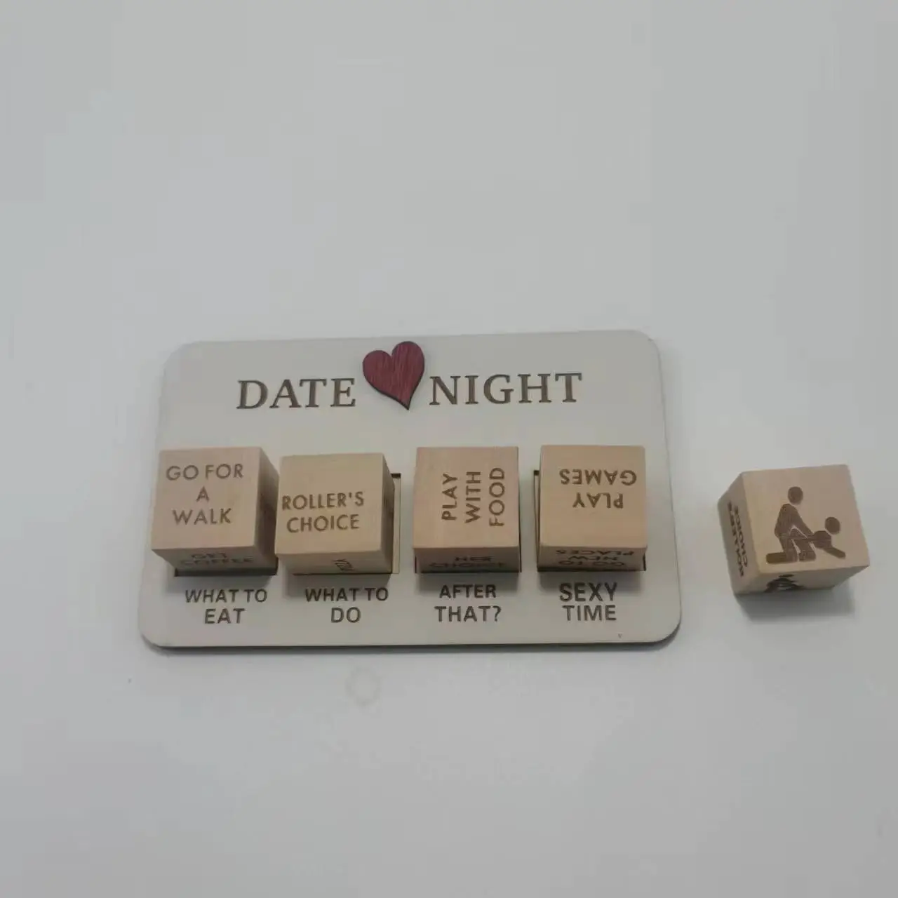 Wooden Date Night Dice Wooden Date Night Ideas Game Dice Romantic Couple Date Night Game Action Decision Dice Games For Couple – image 7