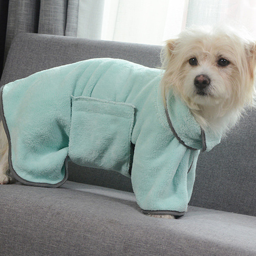 Quick-drying Pet Absorbent Towel Dog Bathrobe Pet Dog Bath Towel For Dogs Cats M - Picture 10 of 11