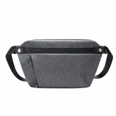 Men's Chest Bag New Shoulder Bag Korean Casual - Grey - View 1