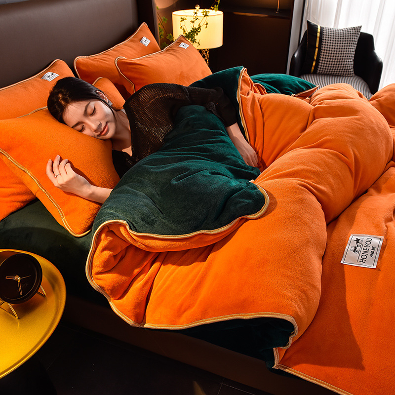 Orange Dark Green