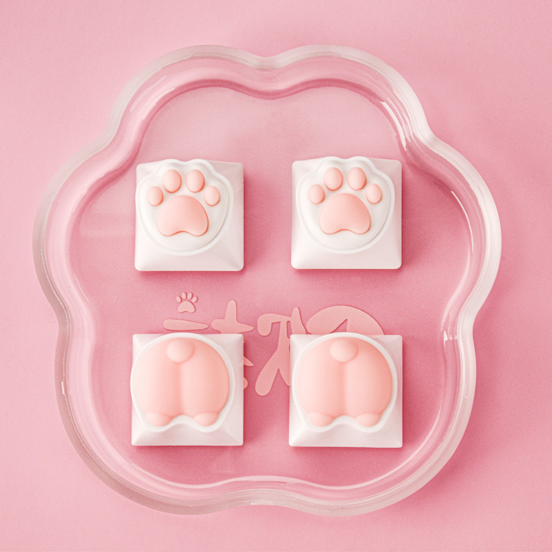 Creative Cat Claw Keycap Mechanical Keyboard - Image 5
