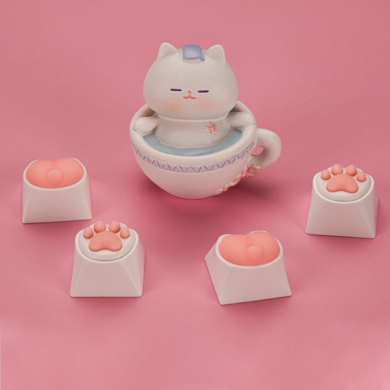 Creative Cat Claw Keycap Mechanical Keyboard