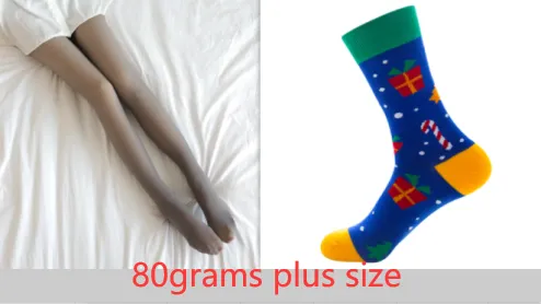 Fake Translucent Plus Size Leggings Fleece Lined Tights Fall And Winter Warm Fleece Pantyhose Women Fleece Lined Pantyhose Thermal Winter Tights - ...