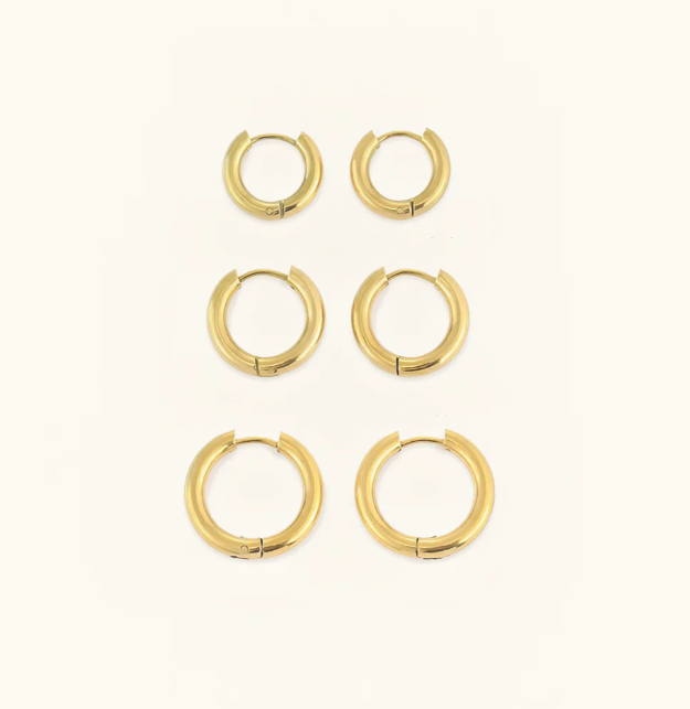 Triple Hoop Earring Bundle