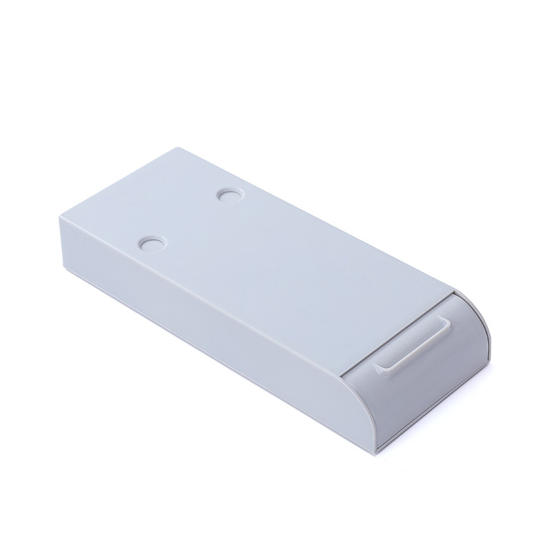 Stackable Hidden Office Drawer Organizer Under Desk Pen Holder Home Office Stationery Box Space Save · Grey-1PCS