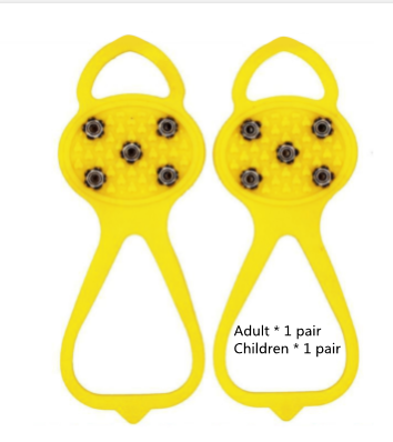 Unisex Men 5 Teeth Ice Gripper For Shoes Crampons Ice Gripper Spike Grips Cleats For Snow Studs Non-Slip Climbing Hiking Covers - Image 20