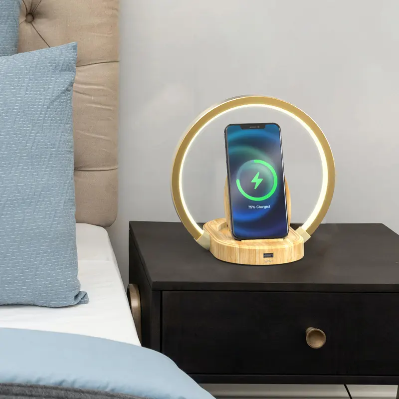 Night Lights Lamp Bluetooth Speaker Table Light with 10W