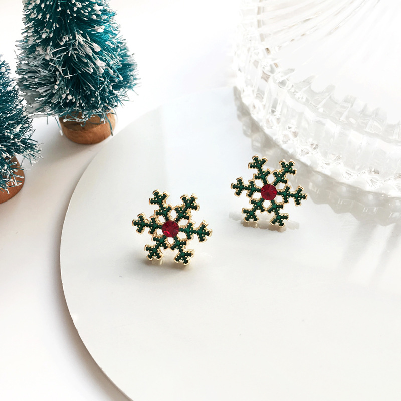 A pair of snowflakes
