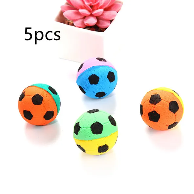 Foam Marbles Football Modeling Cat Toy 5Pcs - Shop at LoveMi