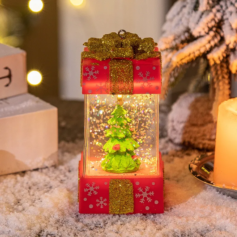 Christmas Decorations Crystal Ball Christmas Gift Box Lights – image 6