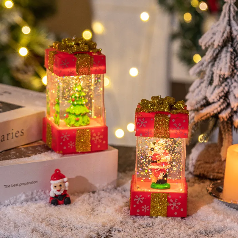 Christmas Decorations Crystal Ball Christmas Gift Box Lights – image 7