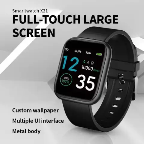 Smart Watch Heart Rate Blood Pressure Oxygen Sleep Monitoring
