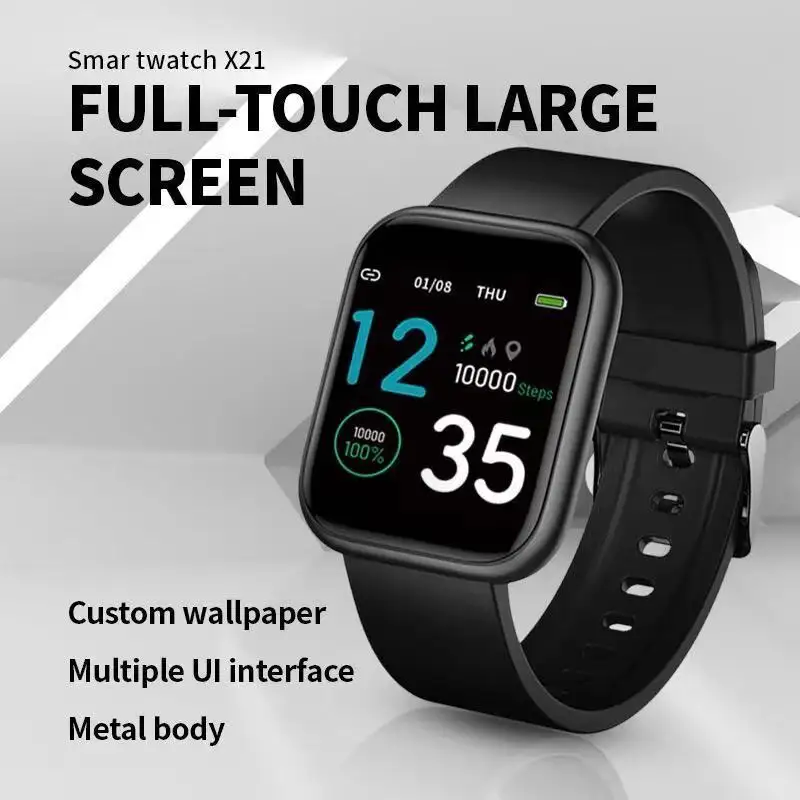 Smart Watch Heart Rate Blood Pressure Oxygen Sleep Monitoring