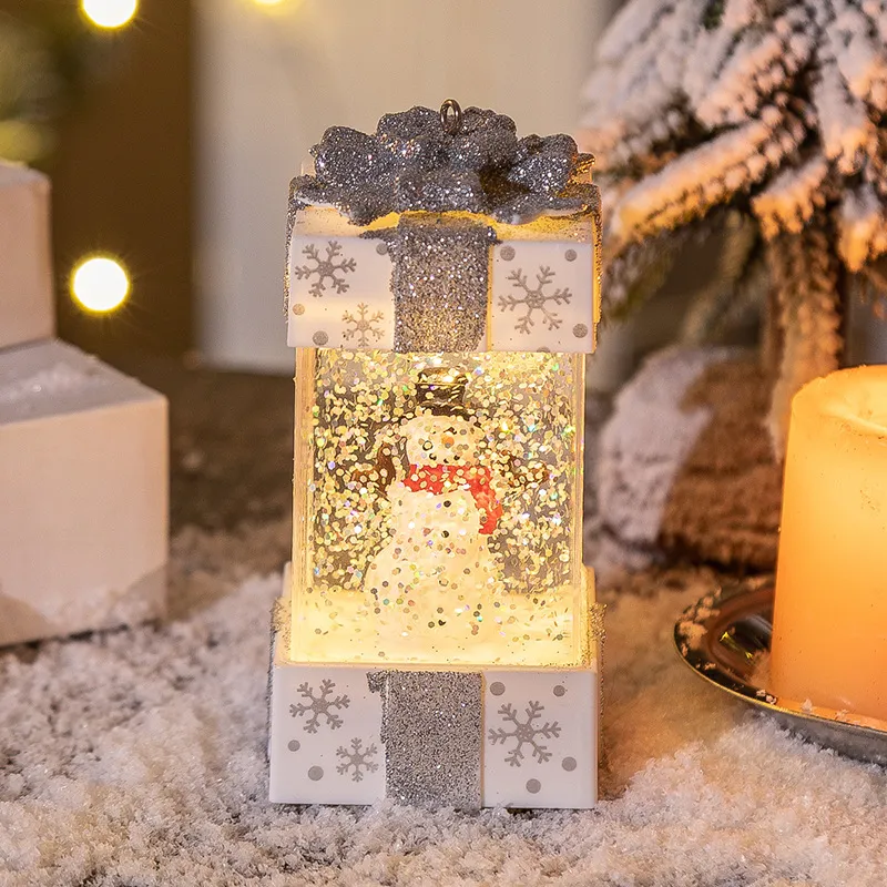 Christmas Decorations Crystal Ball Christmas Gift Box Lights – image 5