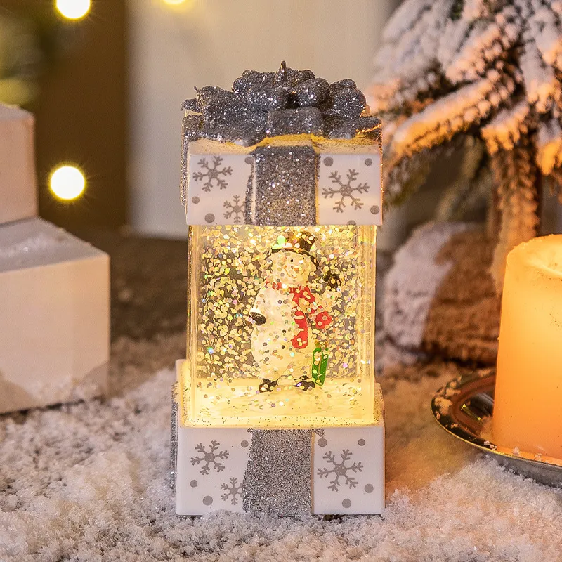 Christmas Decorations Crystal Ball Christmas Gift Box Lights – image 3