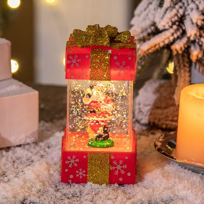 Christmas Decorations Crystal Ball Christmas Gift Box Lights – image 8