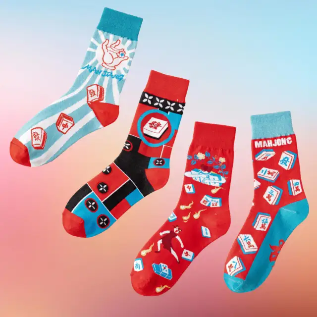 Cotton Socks Tiger Year Couple Female Long Socks Average Size - Shop at LoveMi