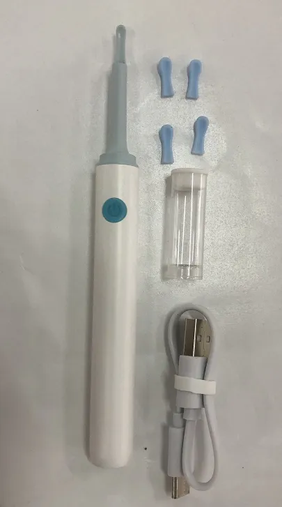 High-definition Endoscope Visible Ear-picking Spoon Light-emitting - White