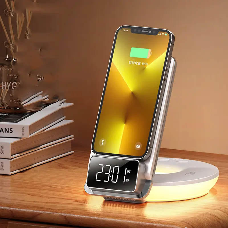 Multifunctional 15W Wireless Charger Foldable Desktop Stand