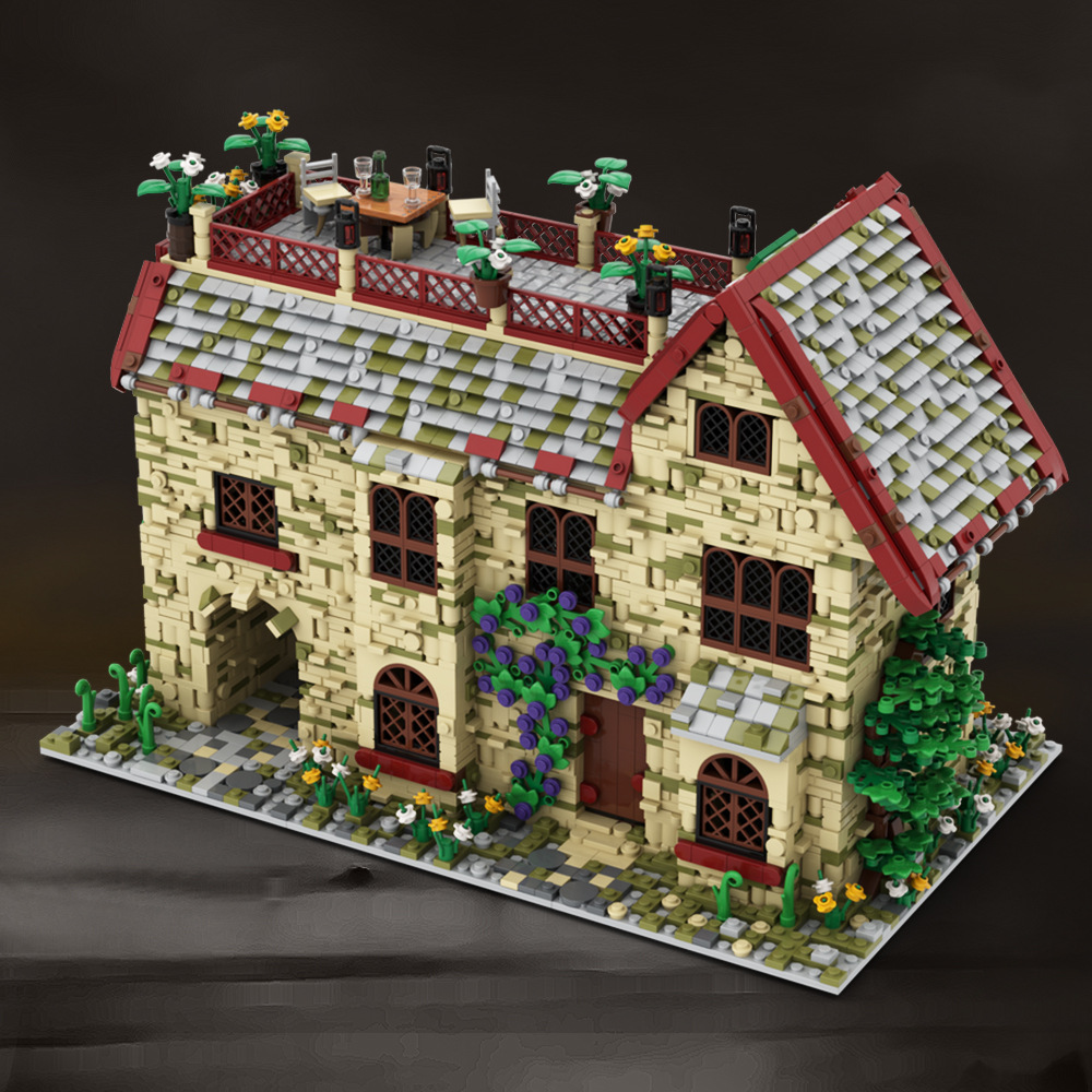 Building Blocks Decoration Street View Building Blocks Small Particle