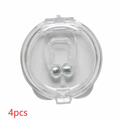 Mini Magnetic Anti snoring Silicone Nose Clip White 4Pcs - Shop at LoveMi