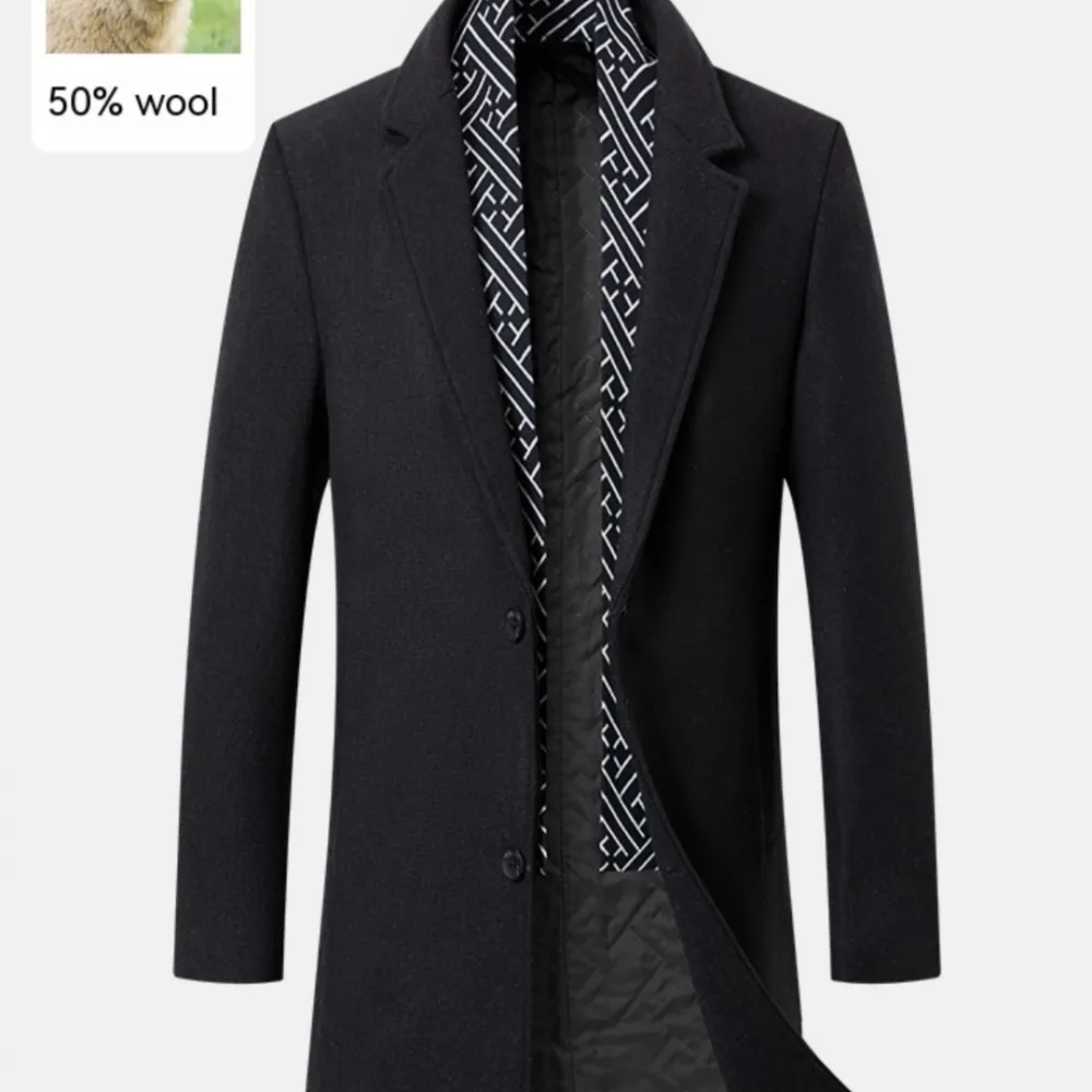Autumn and Winter Woolen Coat Fashion Scarf Mid-length