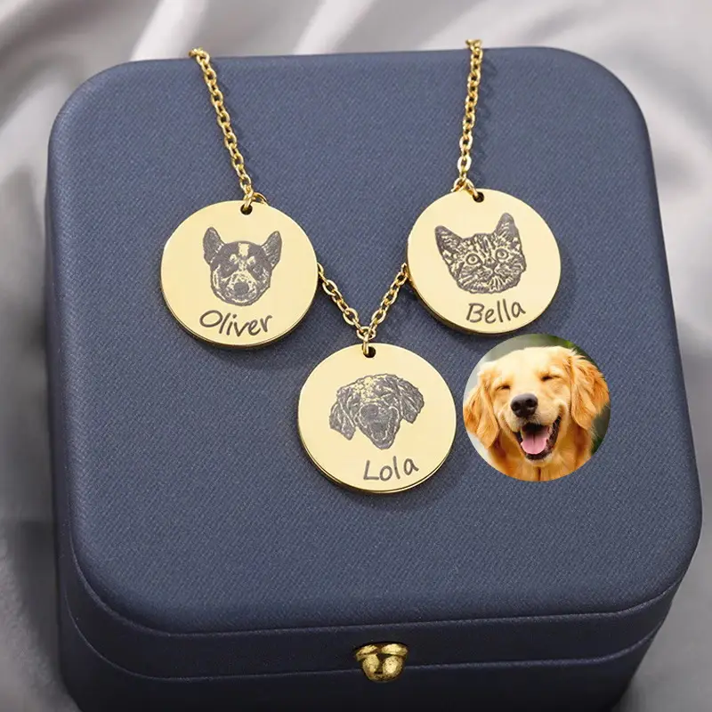 Personalized Gifts For Mom Unique Jewelry Pet Photo Cust Om