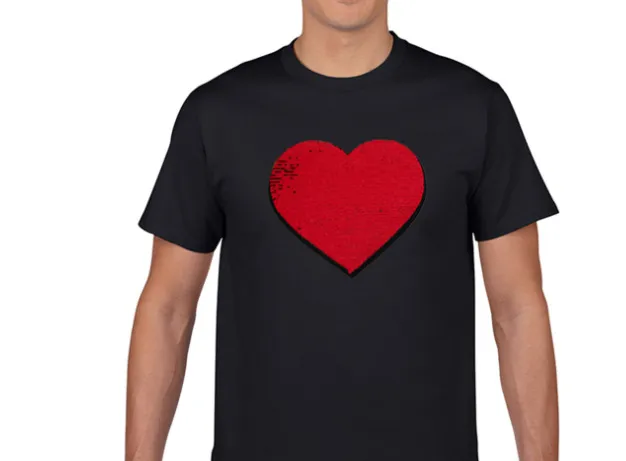 Printed Summer Silk Cotton T shirt Black - Shop at LoveMi