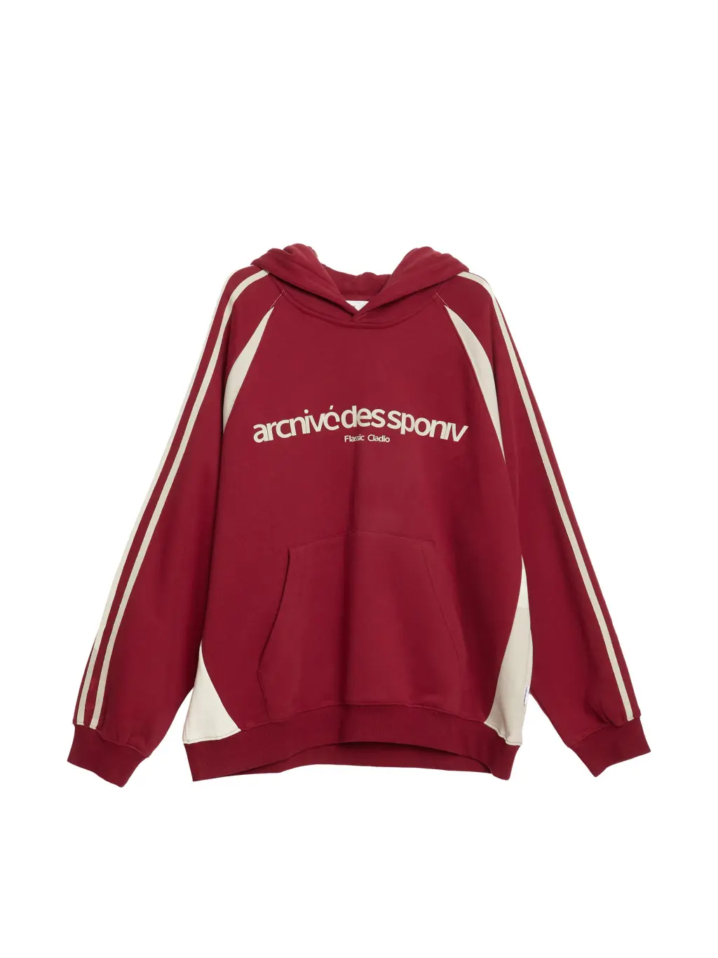 Female Autumn Oversize Hooded Pullover Sweater Crowd - Red Plush