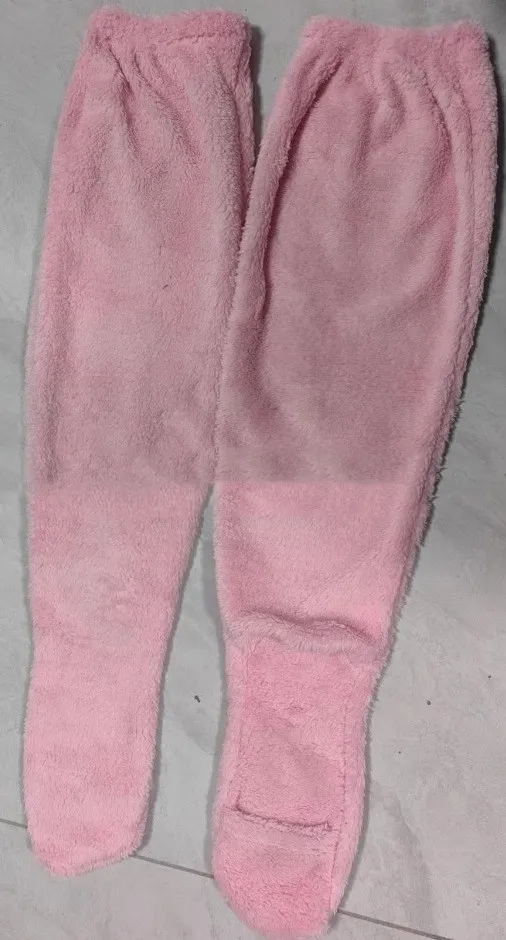 Room Socks Long Knee Pads Keep Warm - Pink